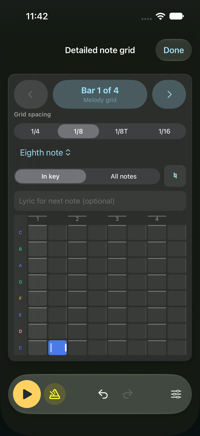 Topline Sketch note grid