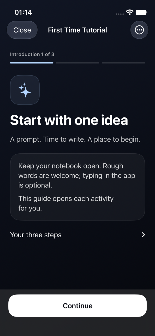 Guided tutorial in The Original Songwriting Adventurer